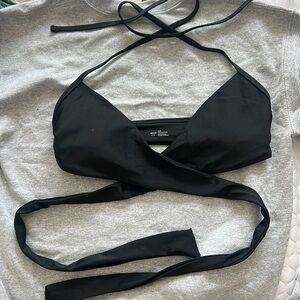 Black bikini top from Aerie - Small